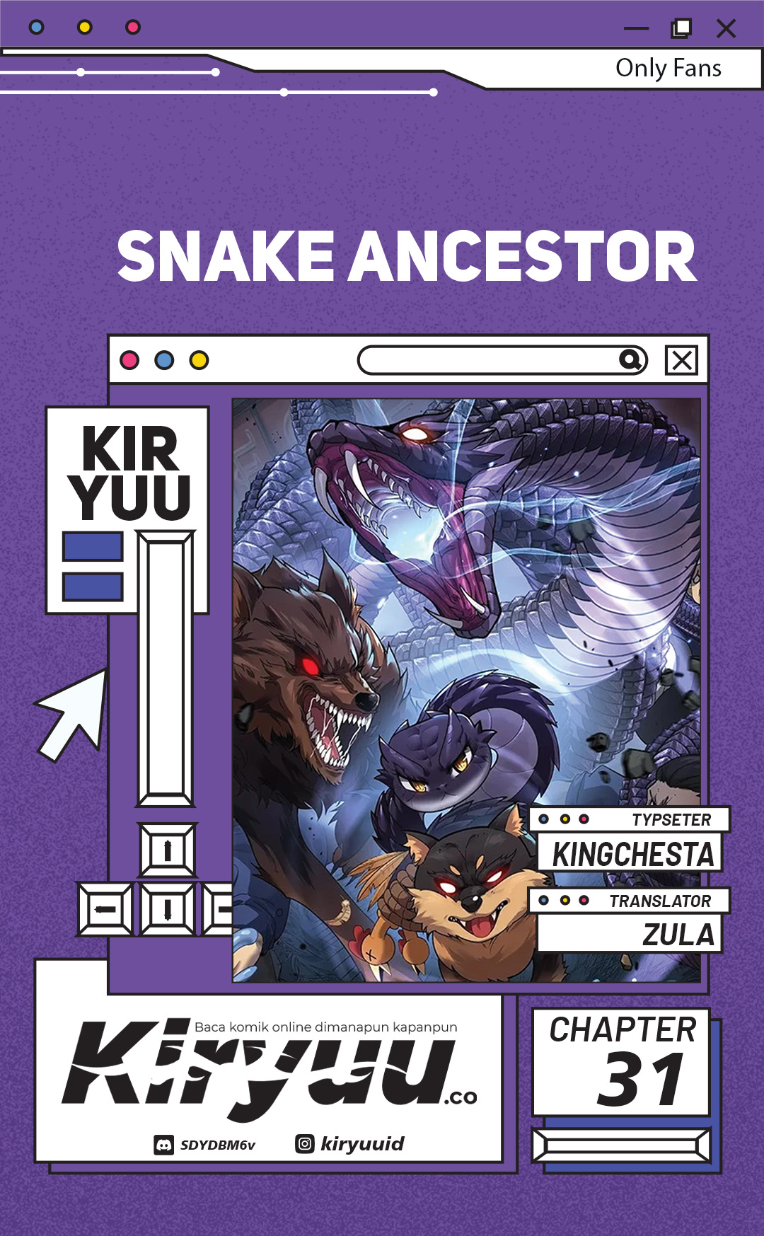 Snake Immortal: The Tale of a Snake’s Cultivation to Immortality Chapter 31 Image 0