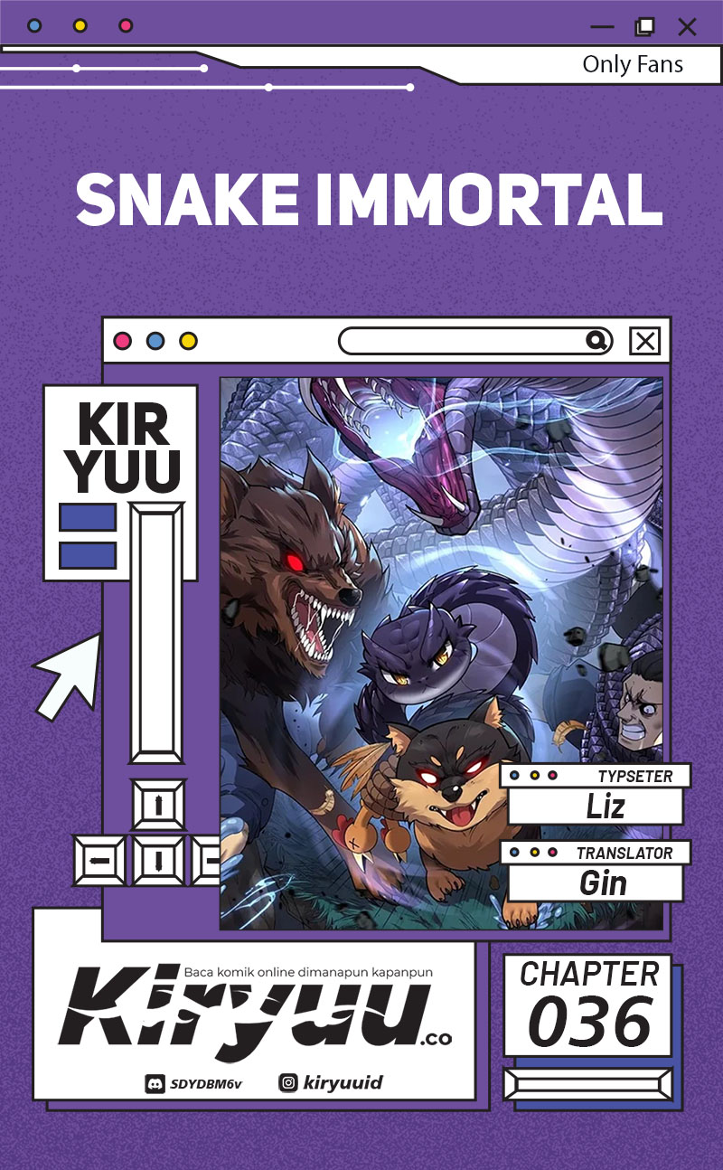 Snake Immortal: The Tale of a Snake’s Cultivation to Immortality Chapter 36 Image 0