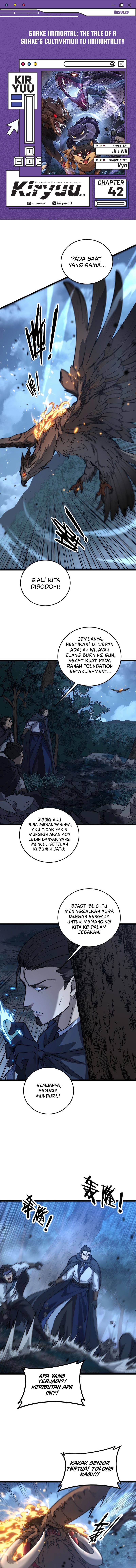 Snake Immortal: The Tale of a Snake’s Cultivation to Immortality Chapter 42 Image 0
