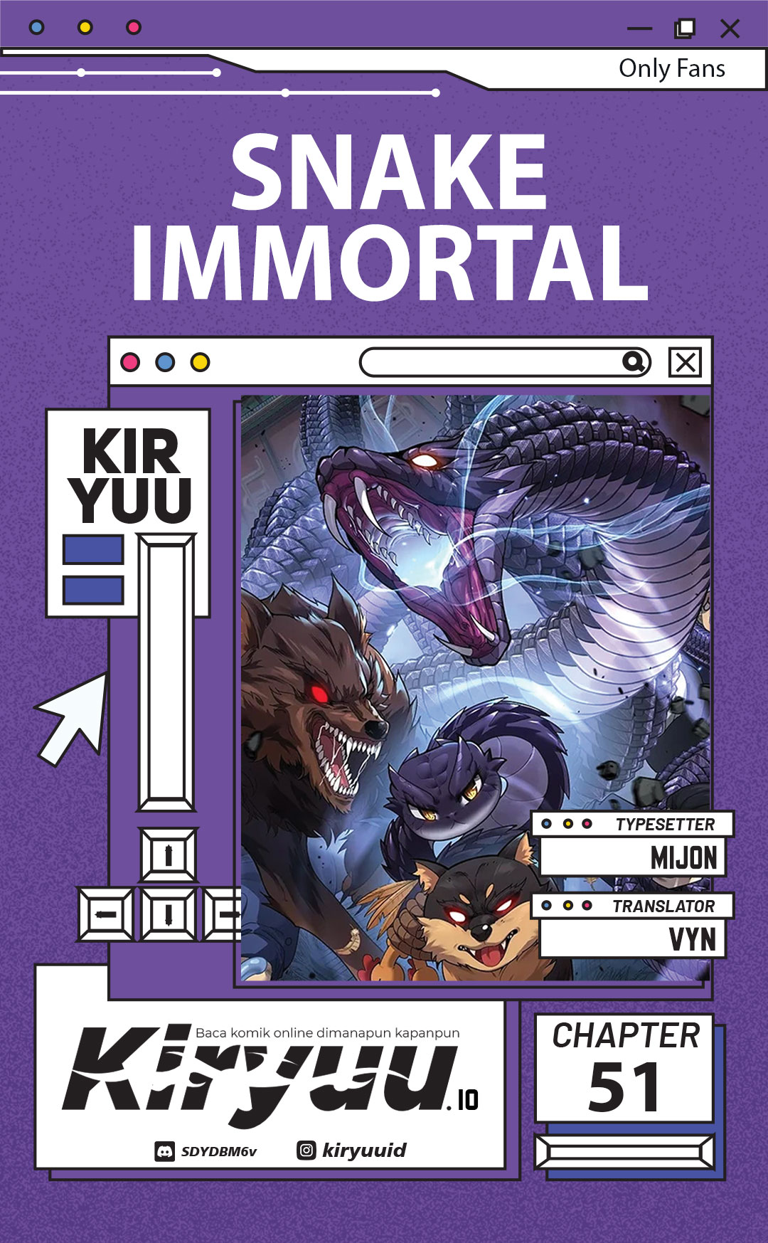 Snake Immortal: The Tale of a Snake’s Cultivation to Immortality Chapter 51 Image 0