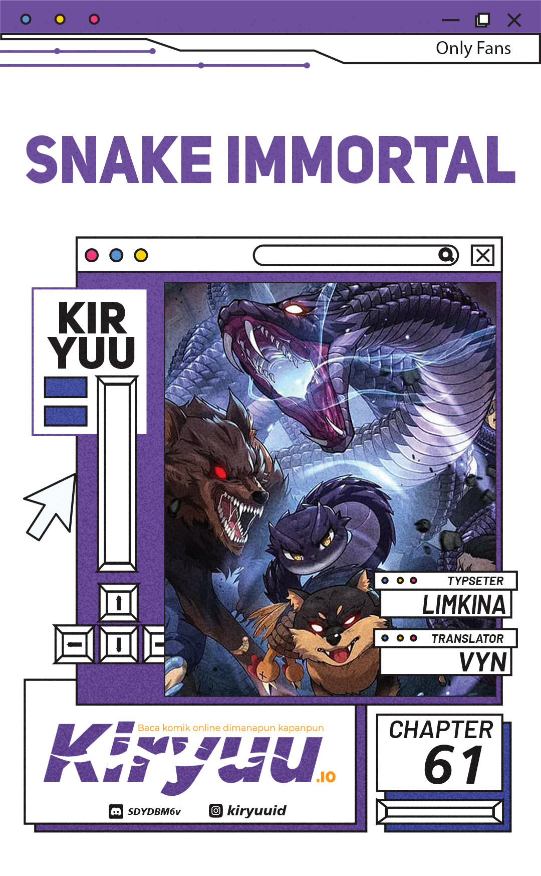 Snake Immortal: The Tale of a Snake’s Cultivation to Immortality Chapter 61 Image 0