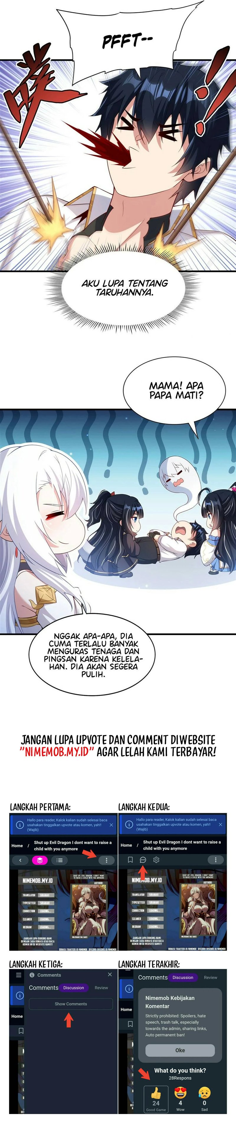 Shut Up, Evil Dragon! I don’t want to raise a child with you anymore Chapter 24 Image 18