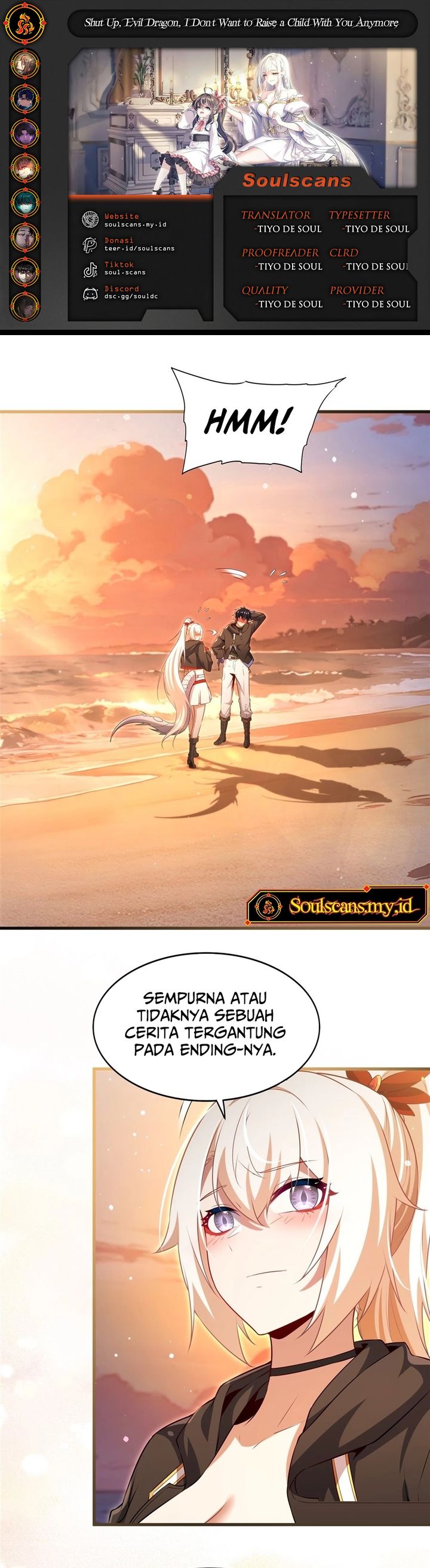 Shut Up, Evil Dragon! I don’t want to raise a child with you anymore Chapter 63 Image 0