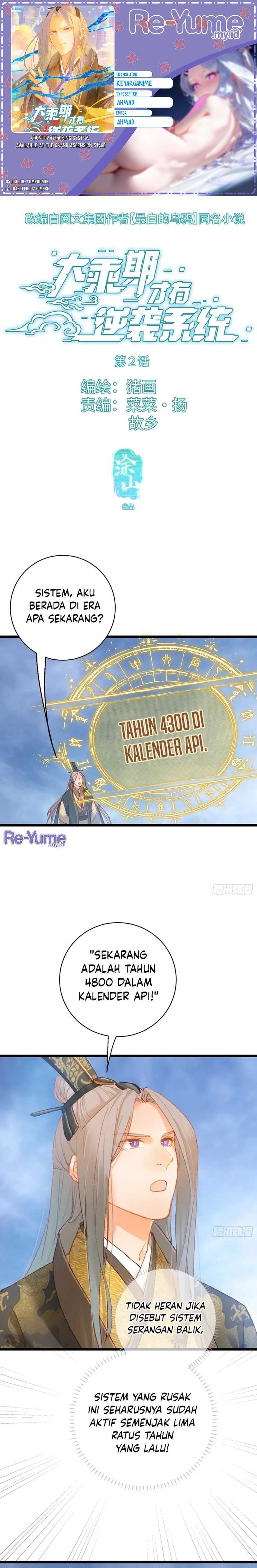 Counterattacking System Available At The Grand Ascension Stage Chapter 02 bahasa indonesia Image 0