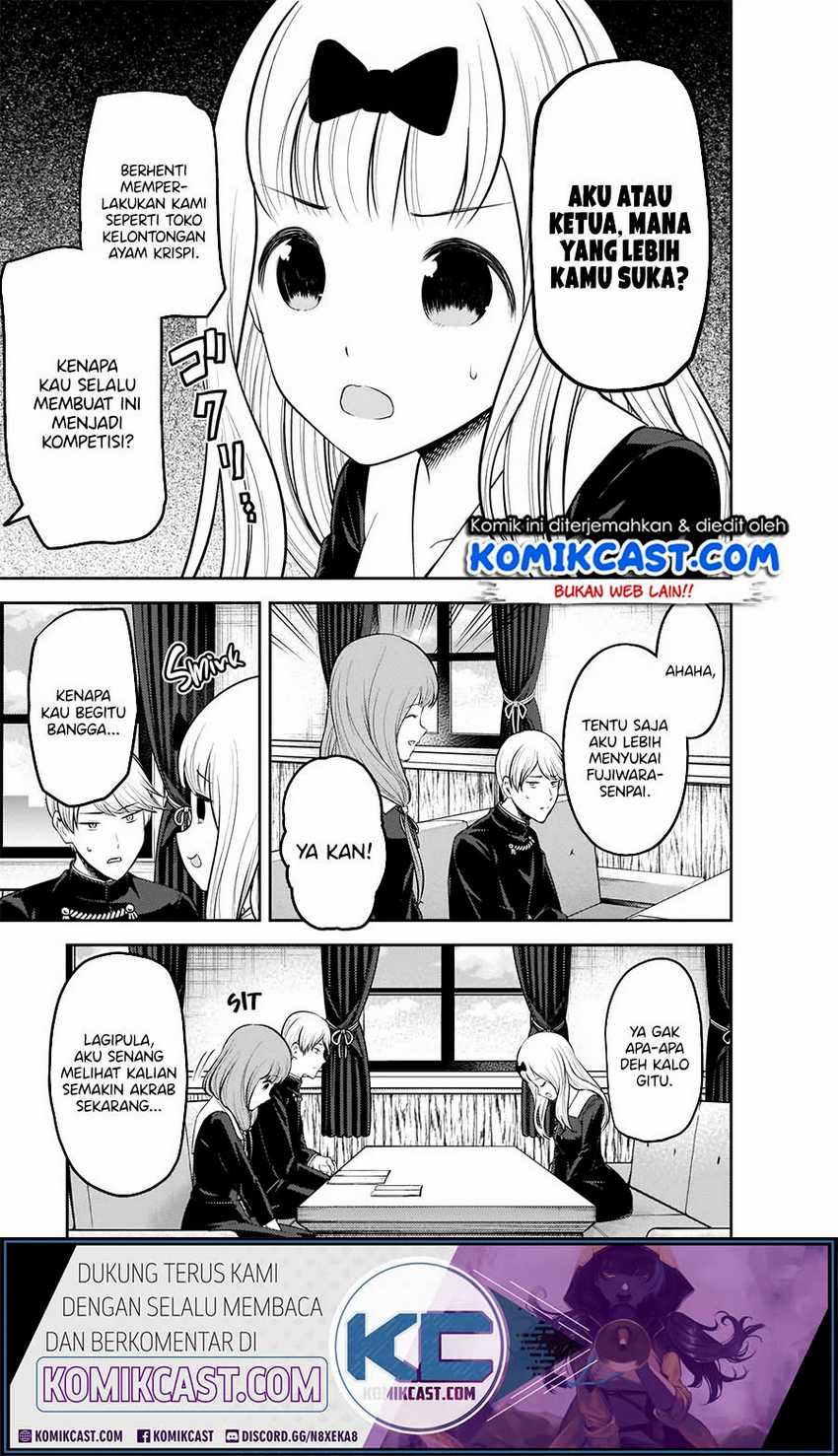 Kaguya-sama wa Kokurasetai – Tensai-tachi no Renai Zunousen Chapter 213hq Image 9