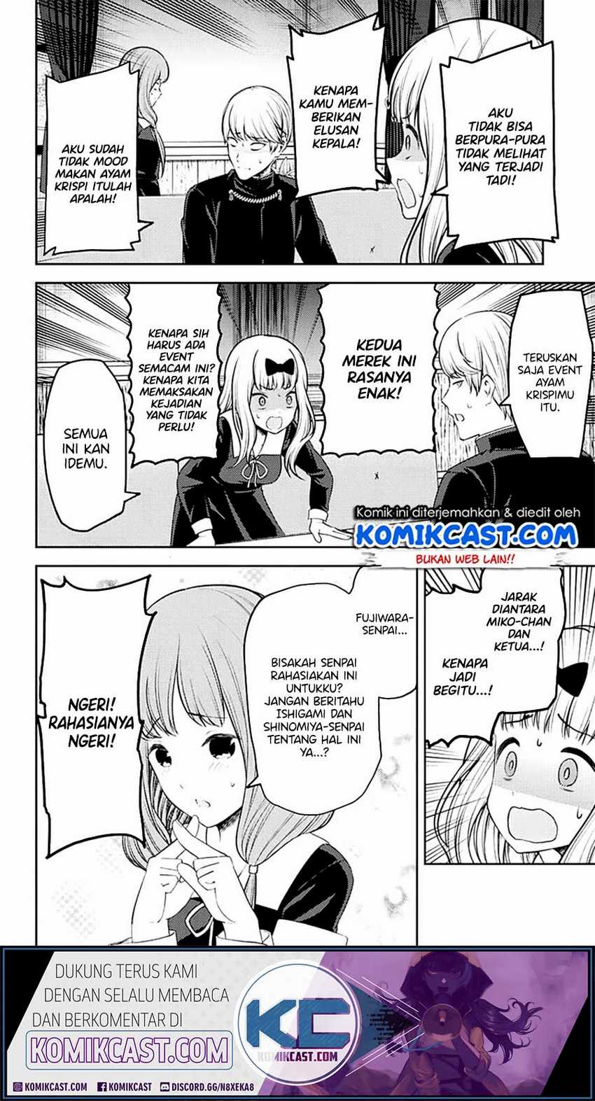 Kaguya-sama wa Kokurasetai – Tensai-tachi no Renai Zunousen Chapter 213lq Image 6