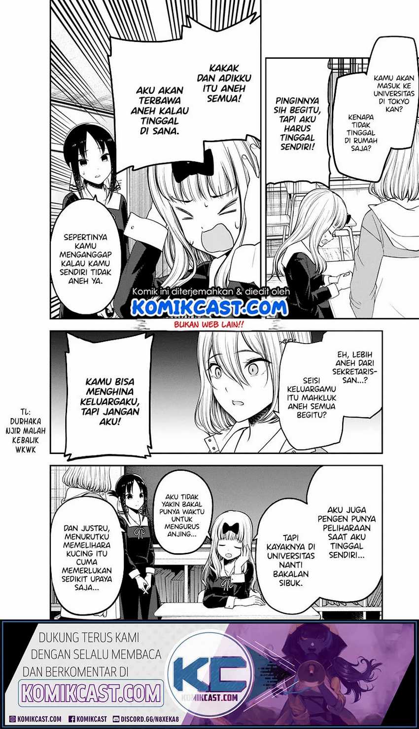 Kaguya-sama wa Kokurasetai – Tensai-tachi no Renai Zunousen Chapter 214hq Image 2