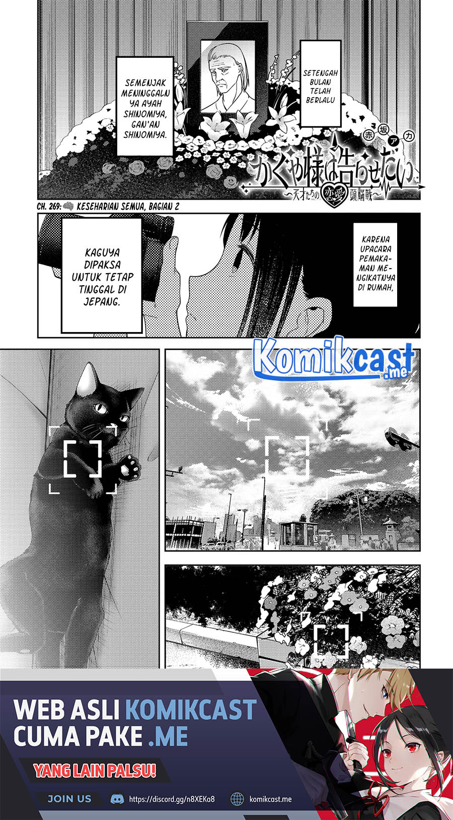 Kaguya-sama wa Kokurasetai – Tensai-tachi no Renai Zunousen Chapter 269 Image 1