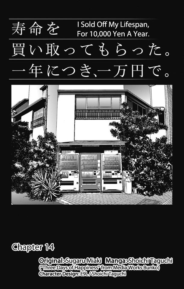 Jumyou wo Kaitotte Moratta. Ichinen ni Tsuki, Ichimanen de. Chapter 14 Image 0