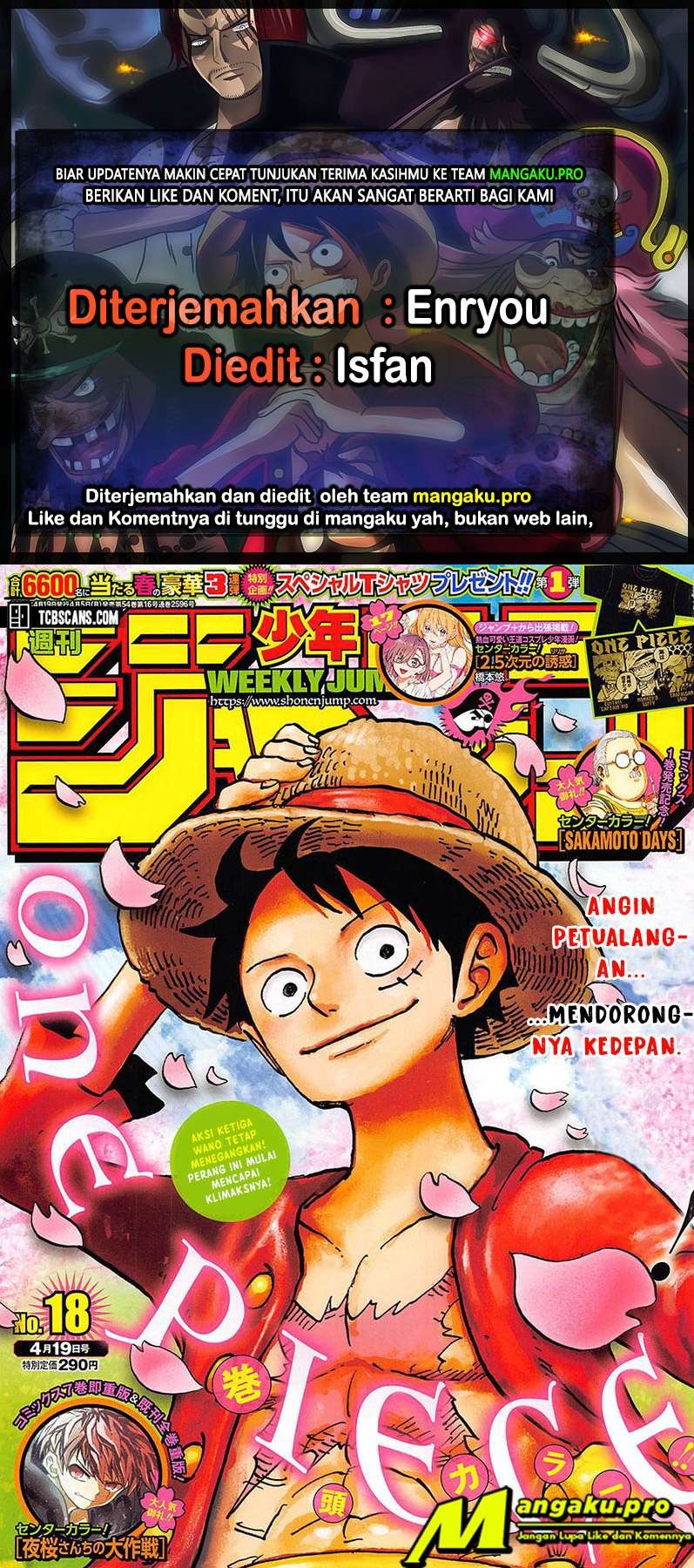 One Piece Chapter 1009 hq Image 0