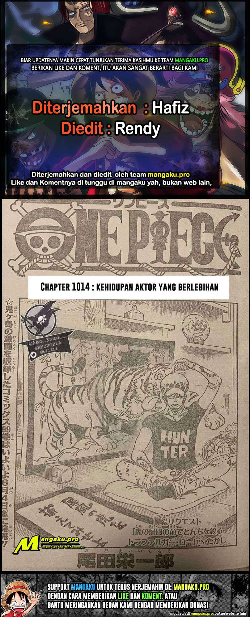 One Piece Chapter 1014 Image 0