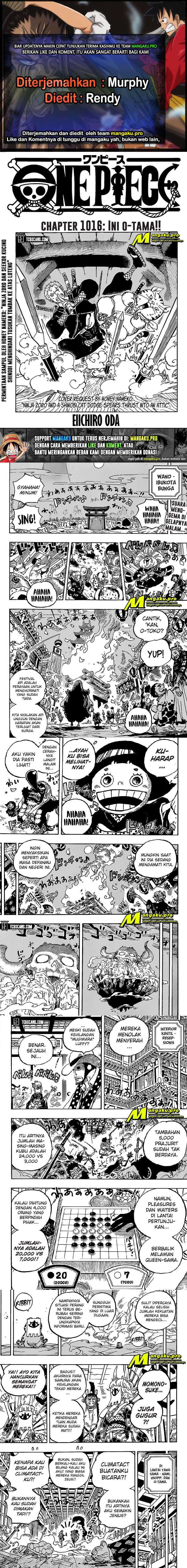 One Piece Chapter 1016 HQ Image 0