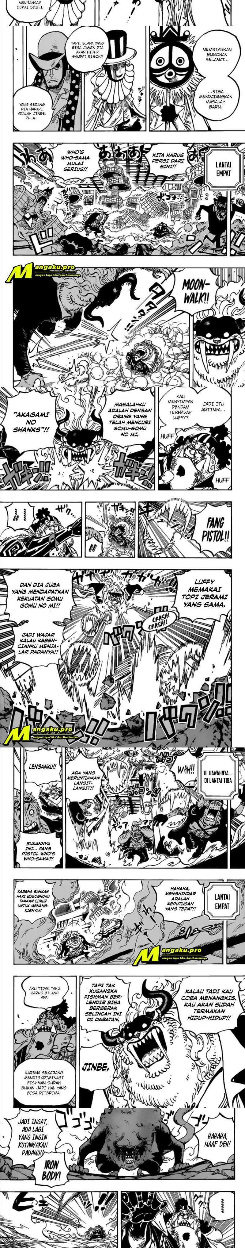 One Piece Chapter 1018 HQ Image 1