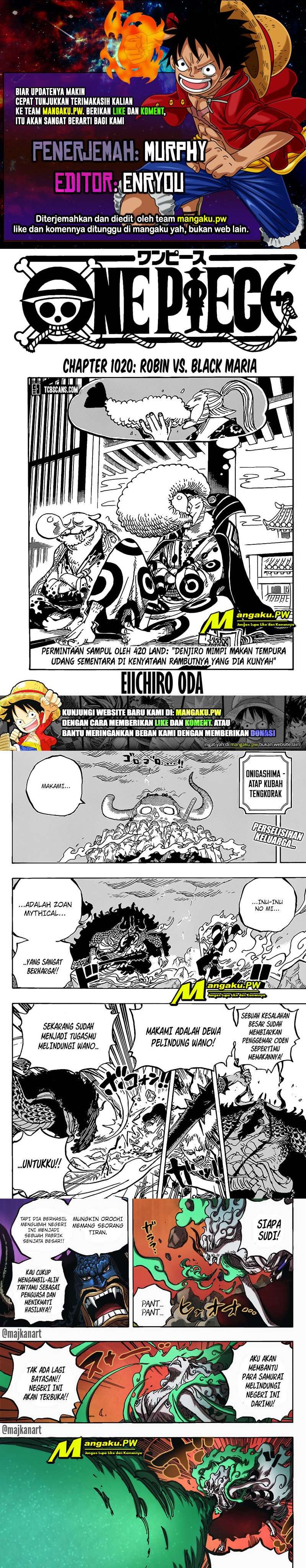 One Piece Chapter 1020 HQ Image 0