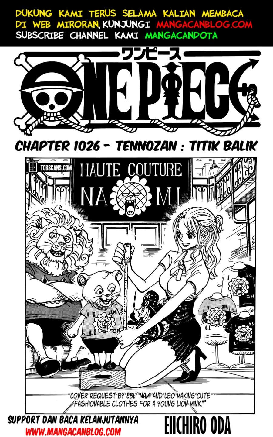 One Piece Chapter 1026 HQ Image 0