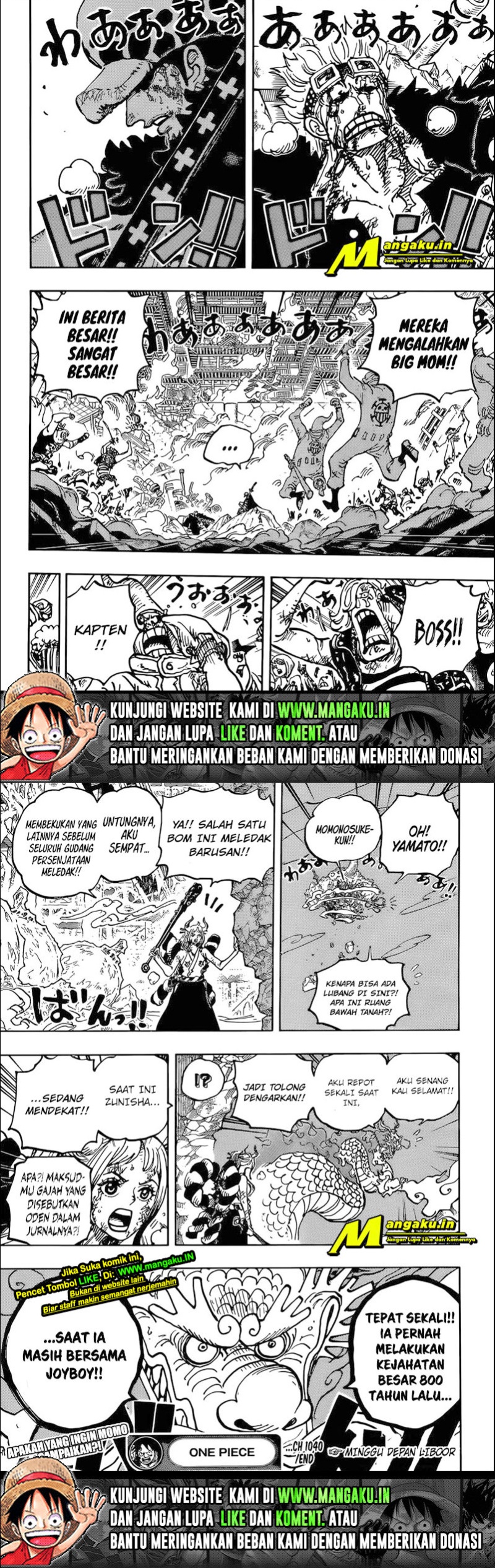 One Piece Chapter 1040 HQ! Image 8