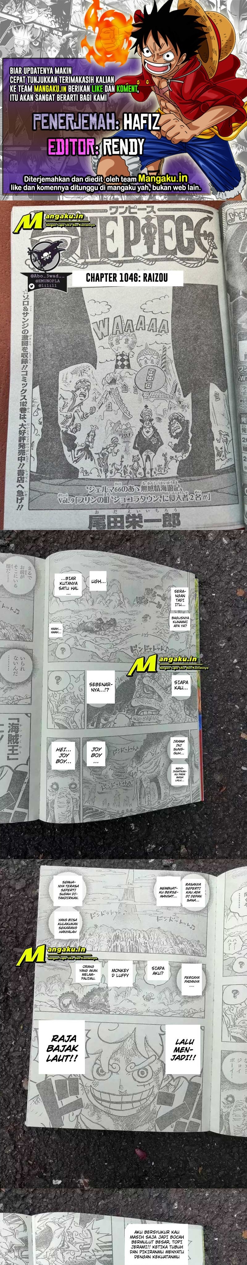 One Piece Chapter 1046 LQ! Image 0