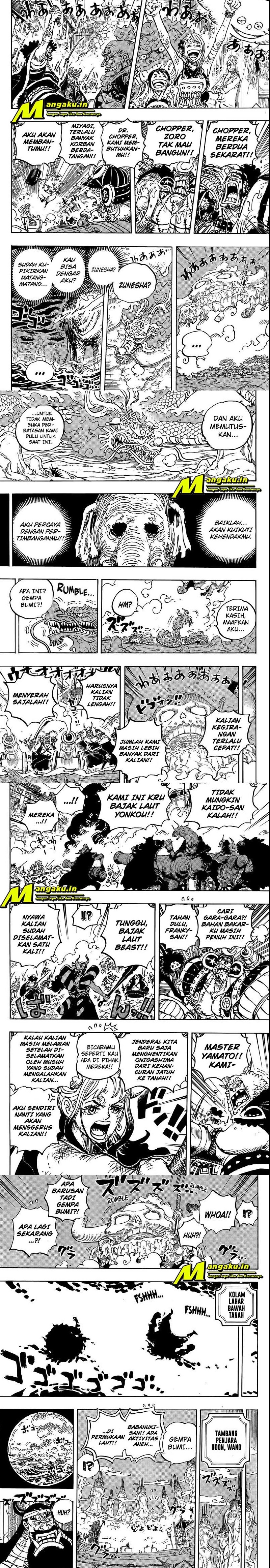 One Piece Chapter 1050 HQ Image 2