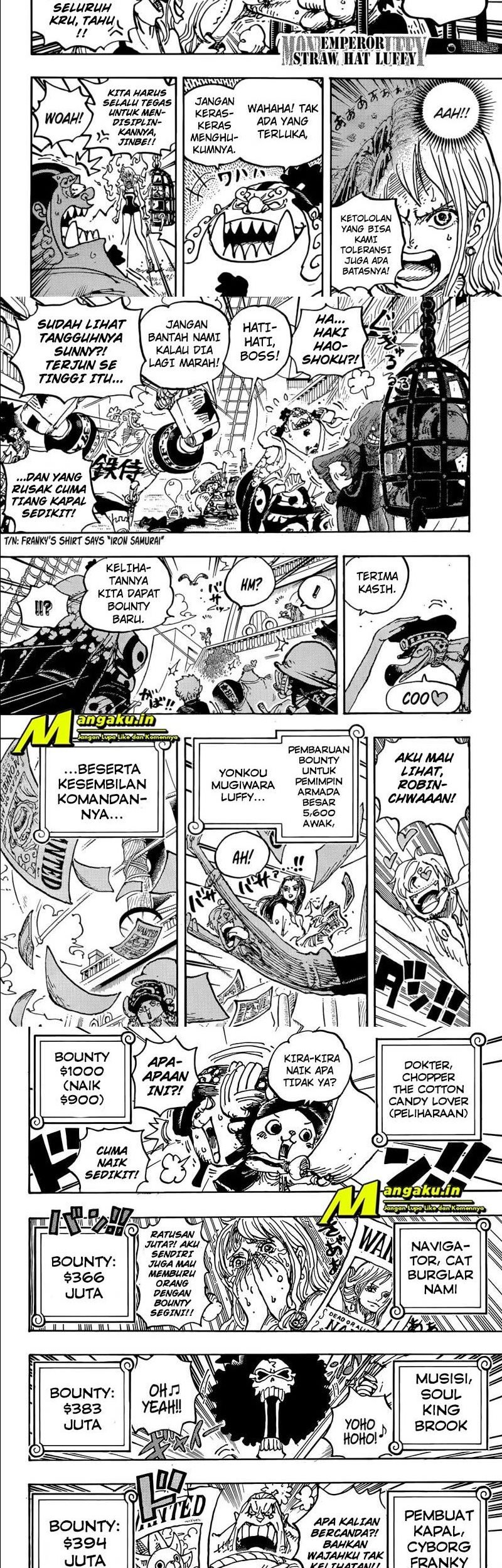 One Piece Chapter 1058 HQ Image 1