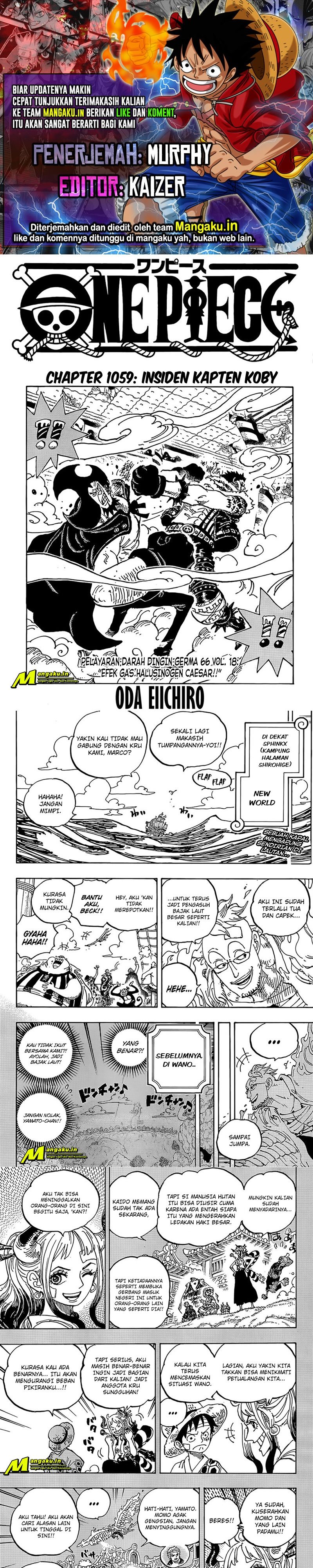 One Piece Chapter 1059 HQ Image 0