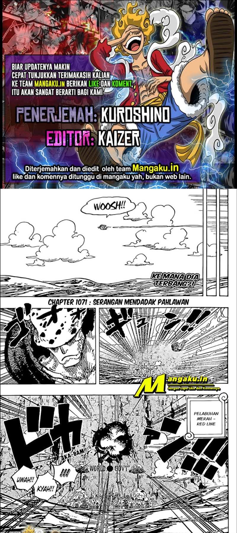 One Piece Chapter 1071 HQ Image 0