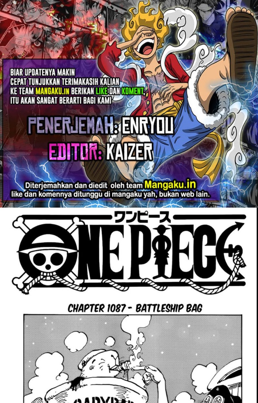 One Piece Chapter 1087 HQ Image 0