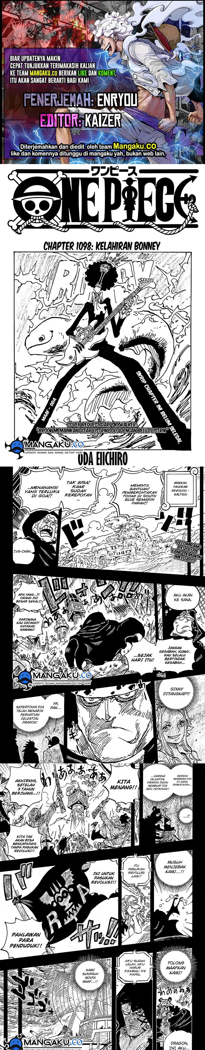 One Piece Chapter 1098 Image 0