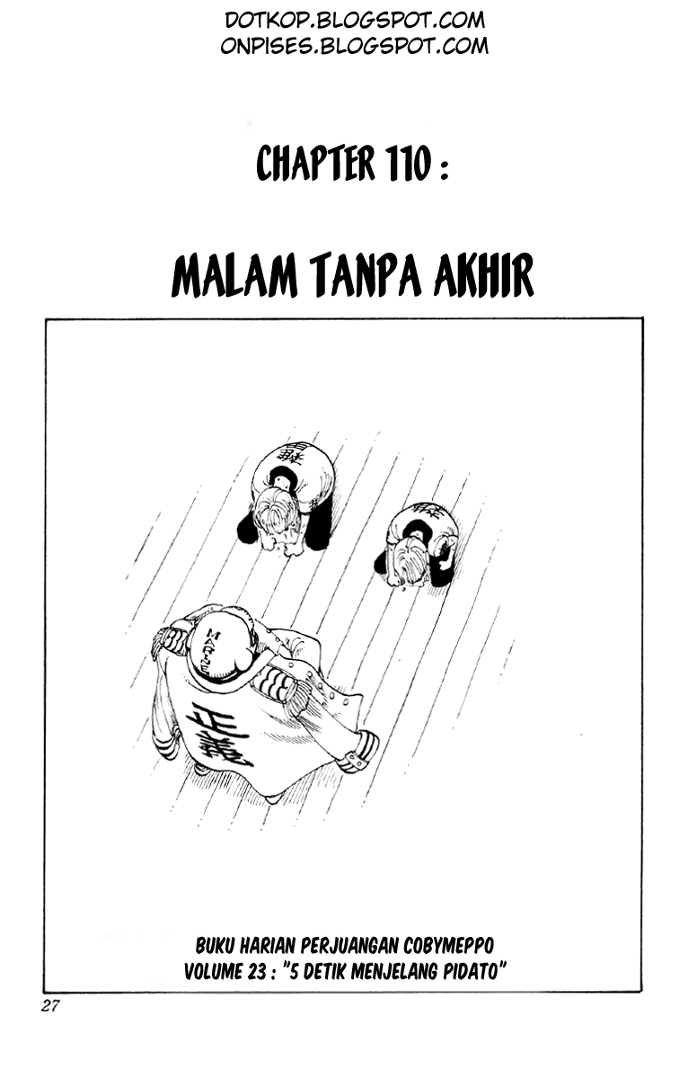 One Piece Chapter 110 Image 0