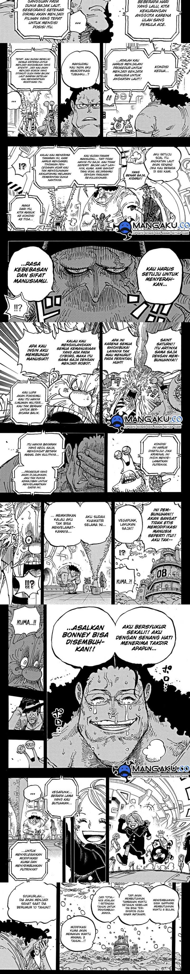 One Piece Chapter 1100 Image 1