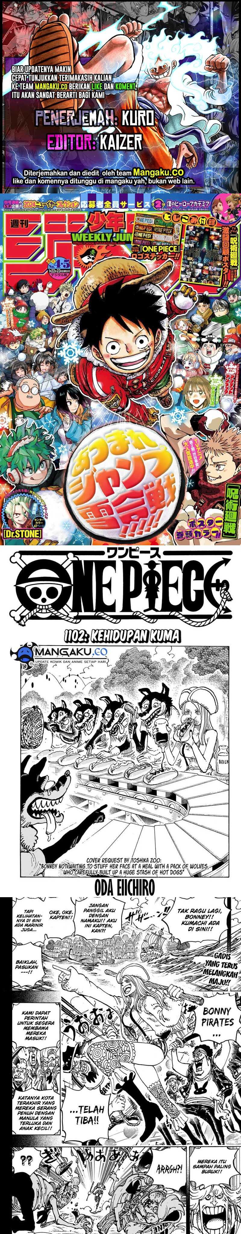 One Piece Chapter 1102 Image 0