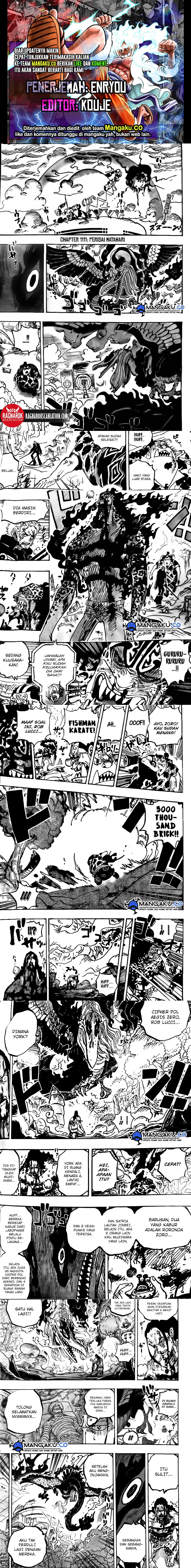 One Piece Chapter 1111 Image 0