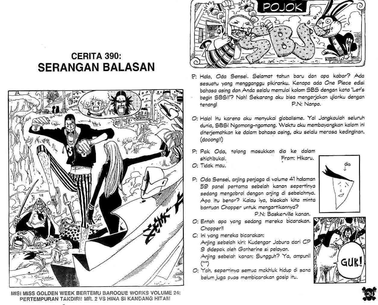 One Piece Chapter 390 Image 0