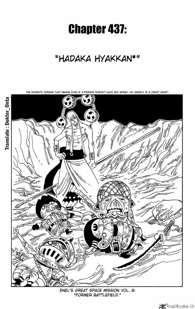 One Piece Chapter 437 Image 0