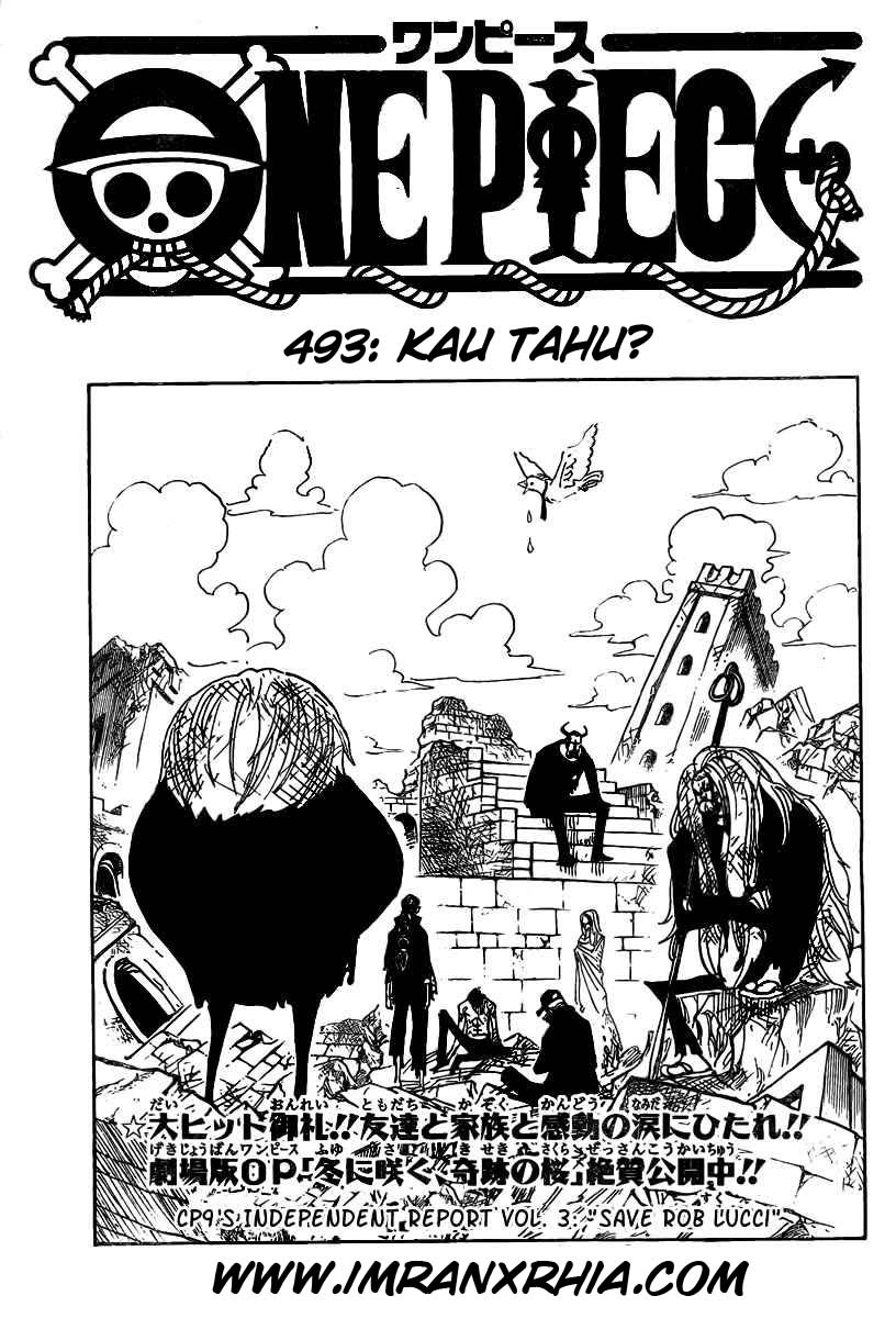 One Piece Chapter 493 Image 0