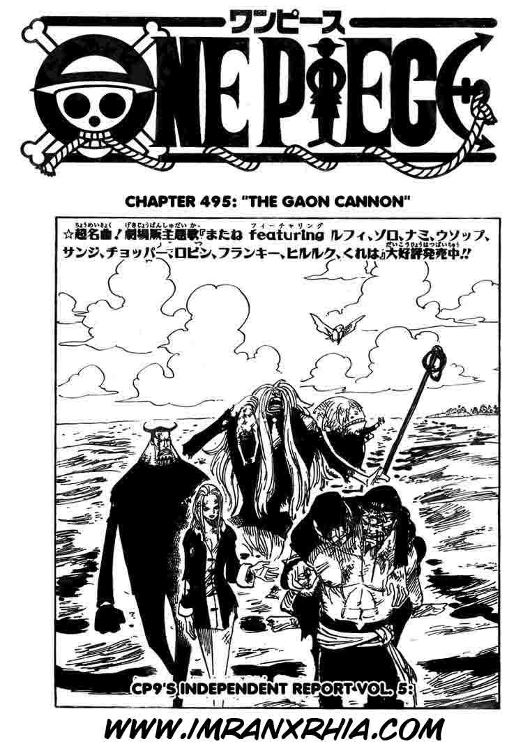 One Piece Chapter 495 Image 0