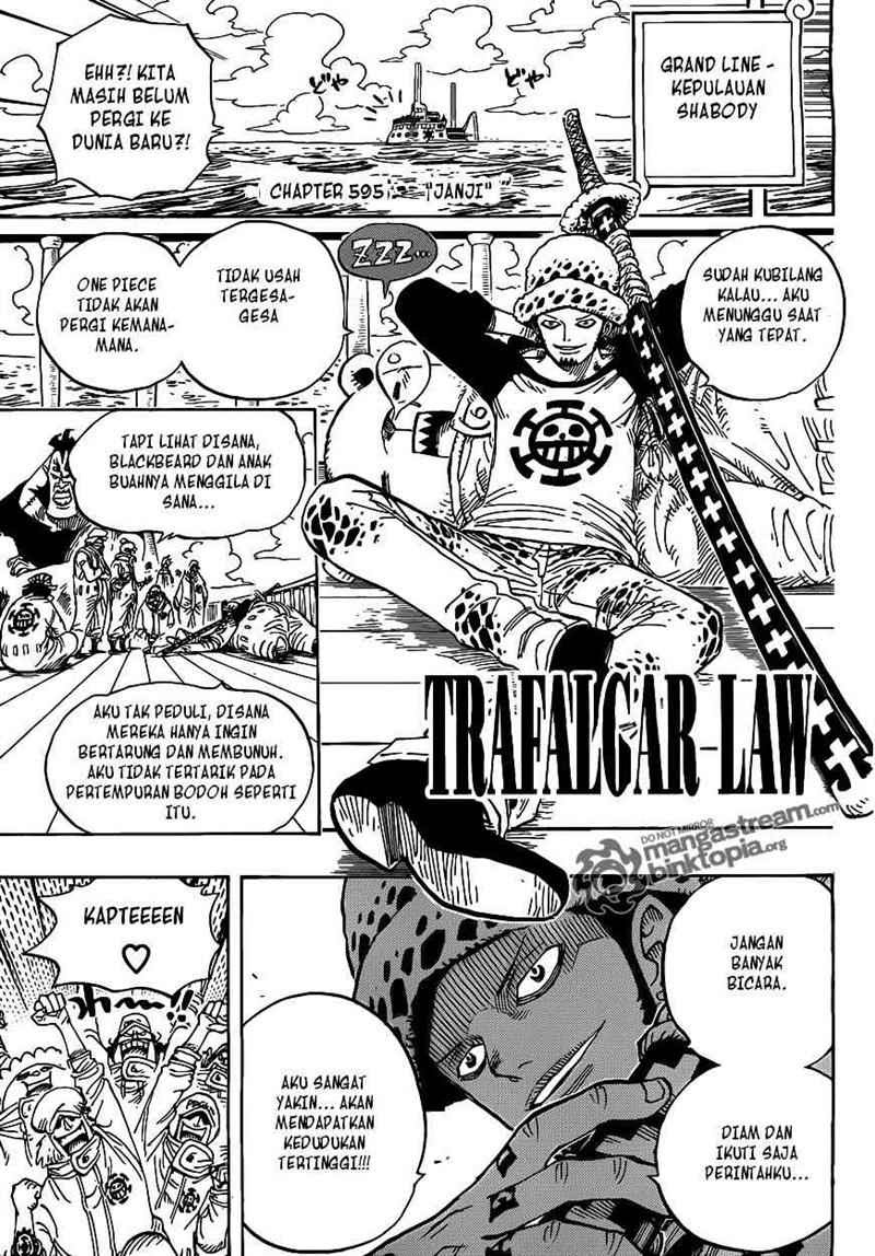 One Piece Chapter 595 Image 1