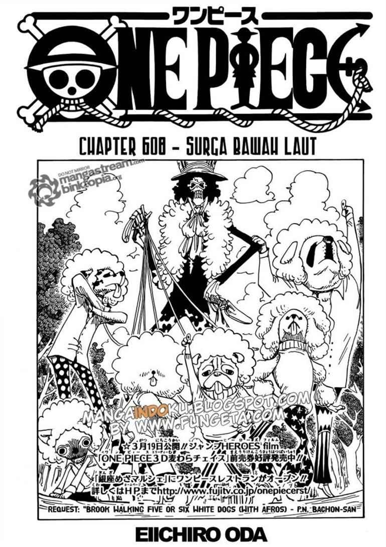 One Piece Chapter 608 Image 0