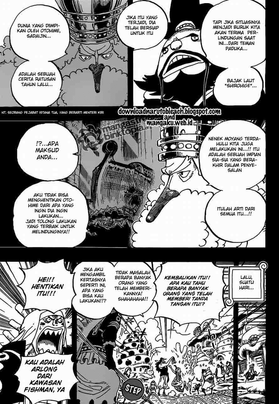 One Piece Chapter 621 – otohime dan tiger Image 10