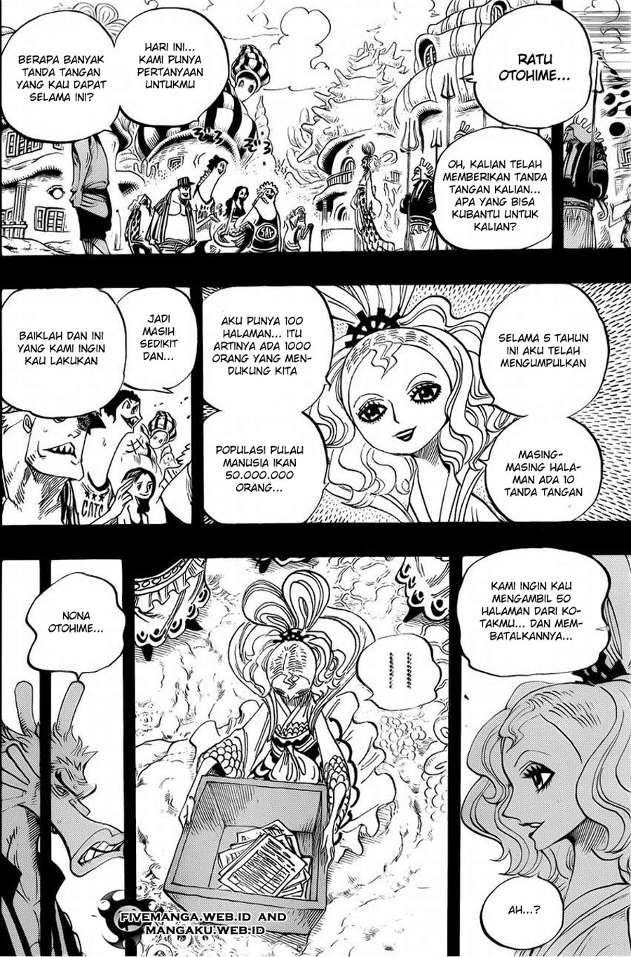 One Piece Chapter 624 – ratu otohime Image 7