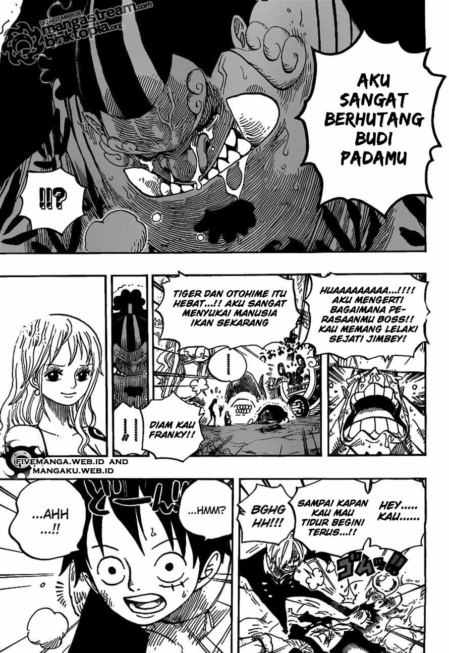 One Piece Chapter 627 – berhutang budi Image 14