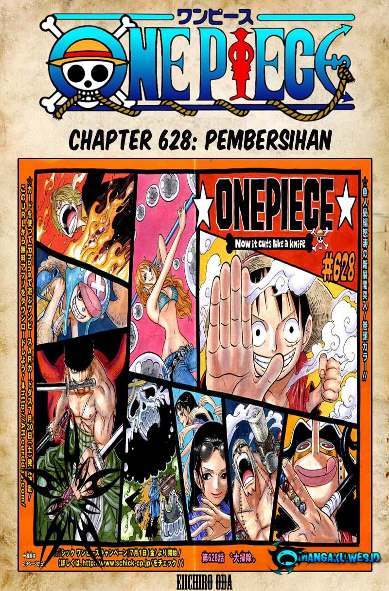 One Piece Chapter 628 – pembersihan Image 0