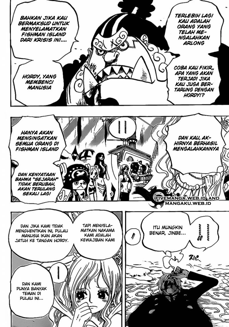 One Piece Chapter 629 – mantan shicibukai yang menghalangi jalan Image 9