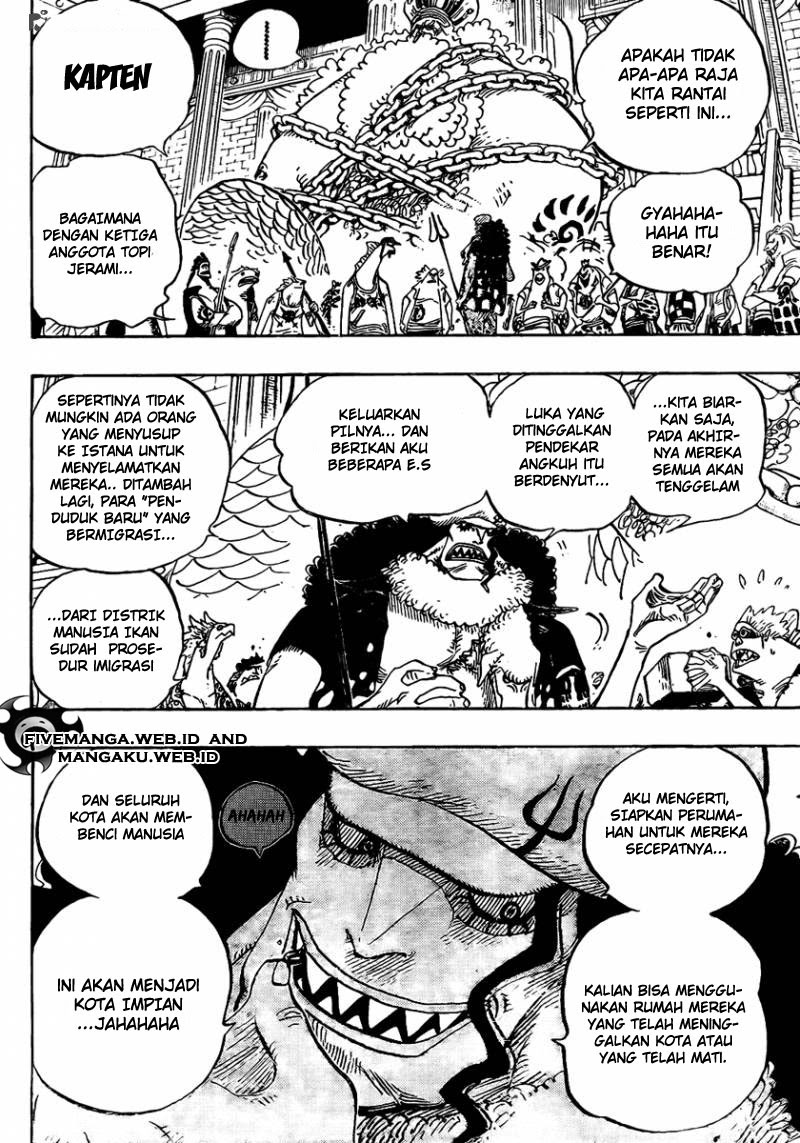 One Piece Chapter 629 – mantan shicibukai yang menghalangi jalan Image 13