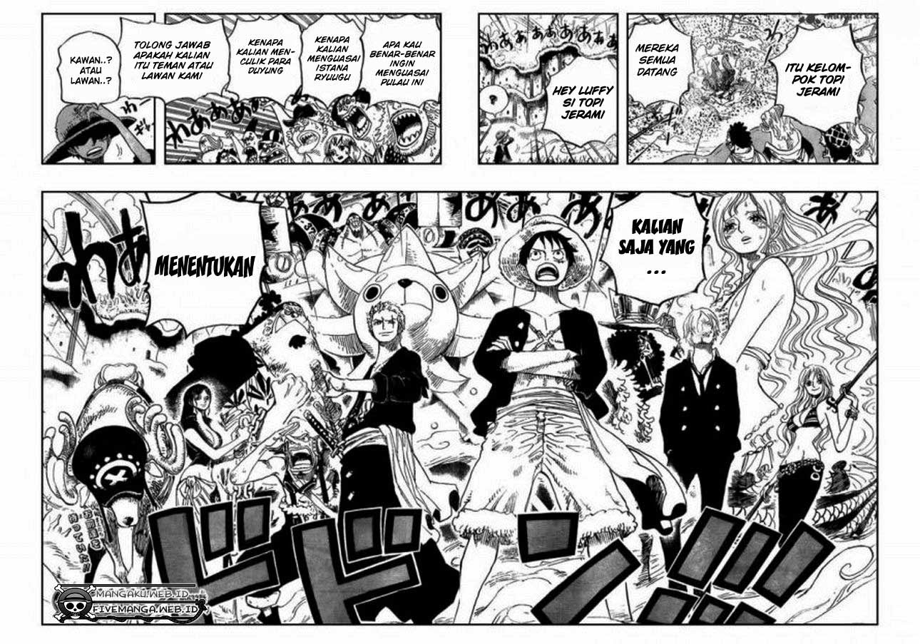One Piece Chapter 633 – teman atau lawan Image 16