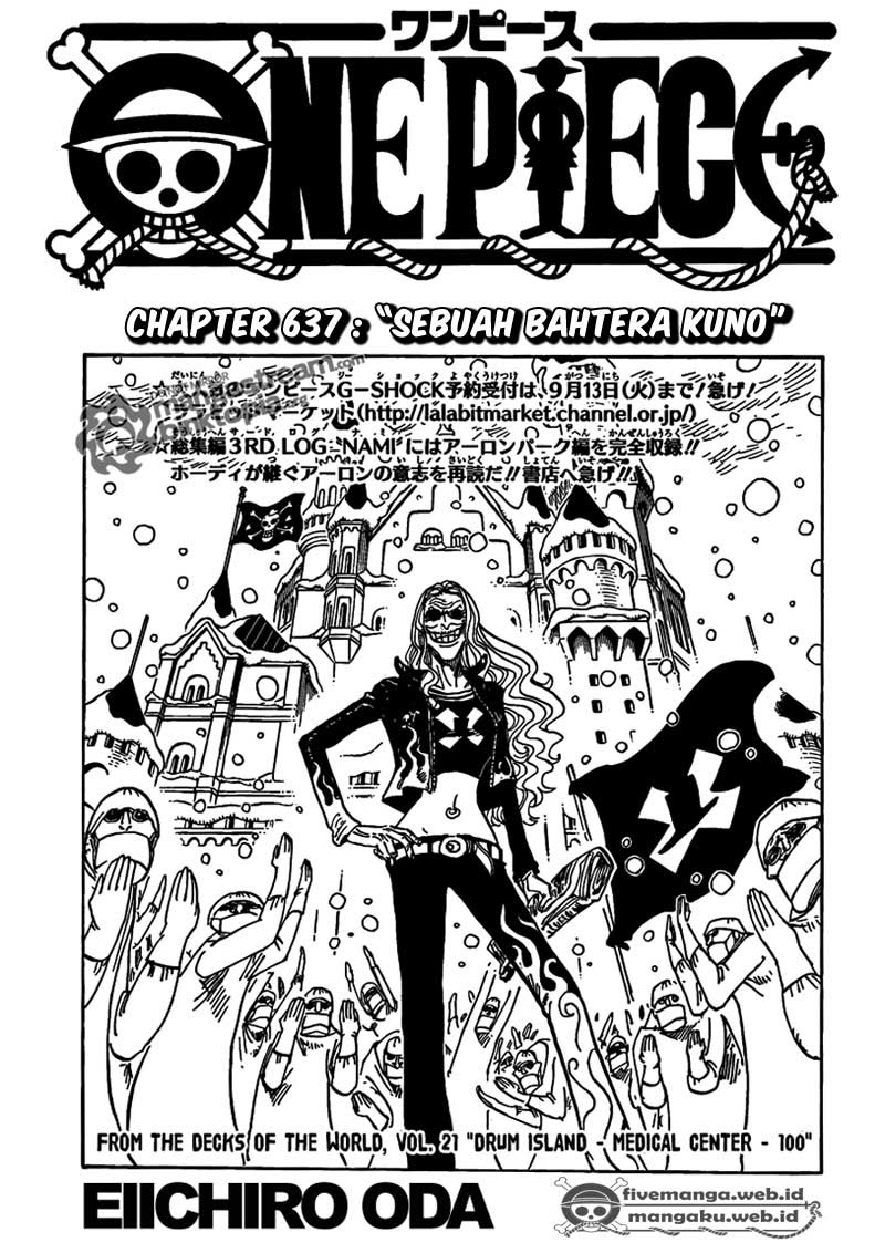 One Piece Chapter 637 – sebuah bahtera kuno Image 1