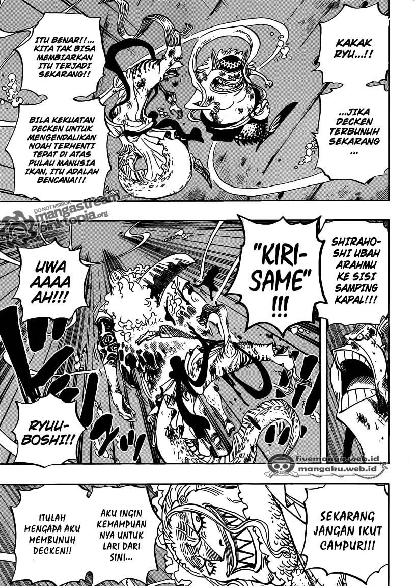One Piece Chapter 640 – kebangkitan pulau manusia ikan Image 14