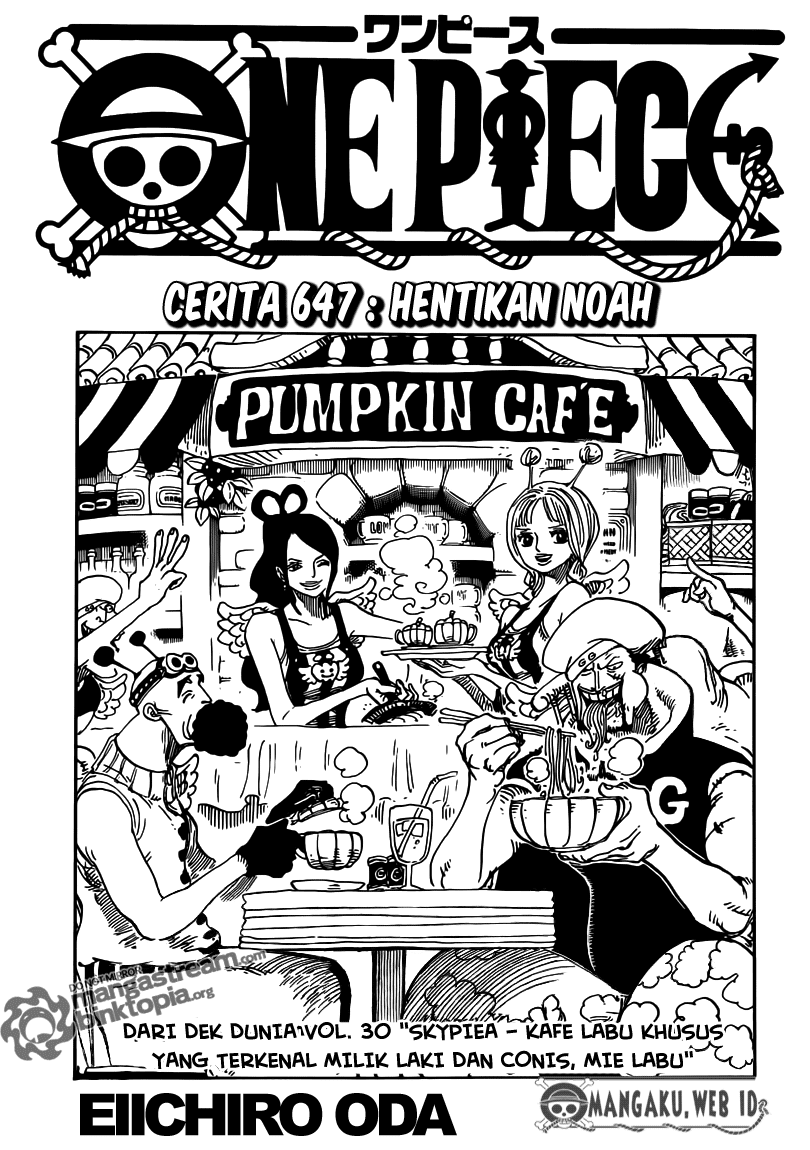 One Piece Chapter 647 – hentikan noah Image 1