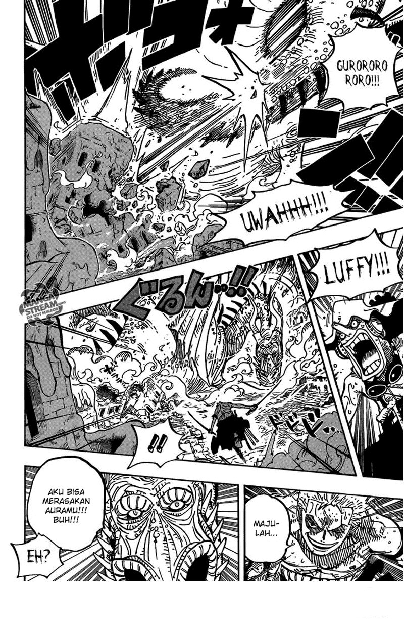 One Piece Chapter 656 – petualangan di pulau terbakar Image 6