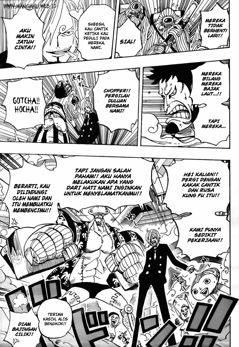 One Piece Chapter 658 – ruangan biskuit Image 11