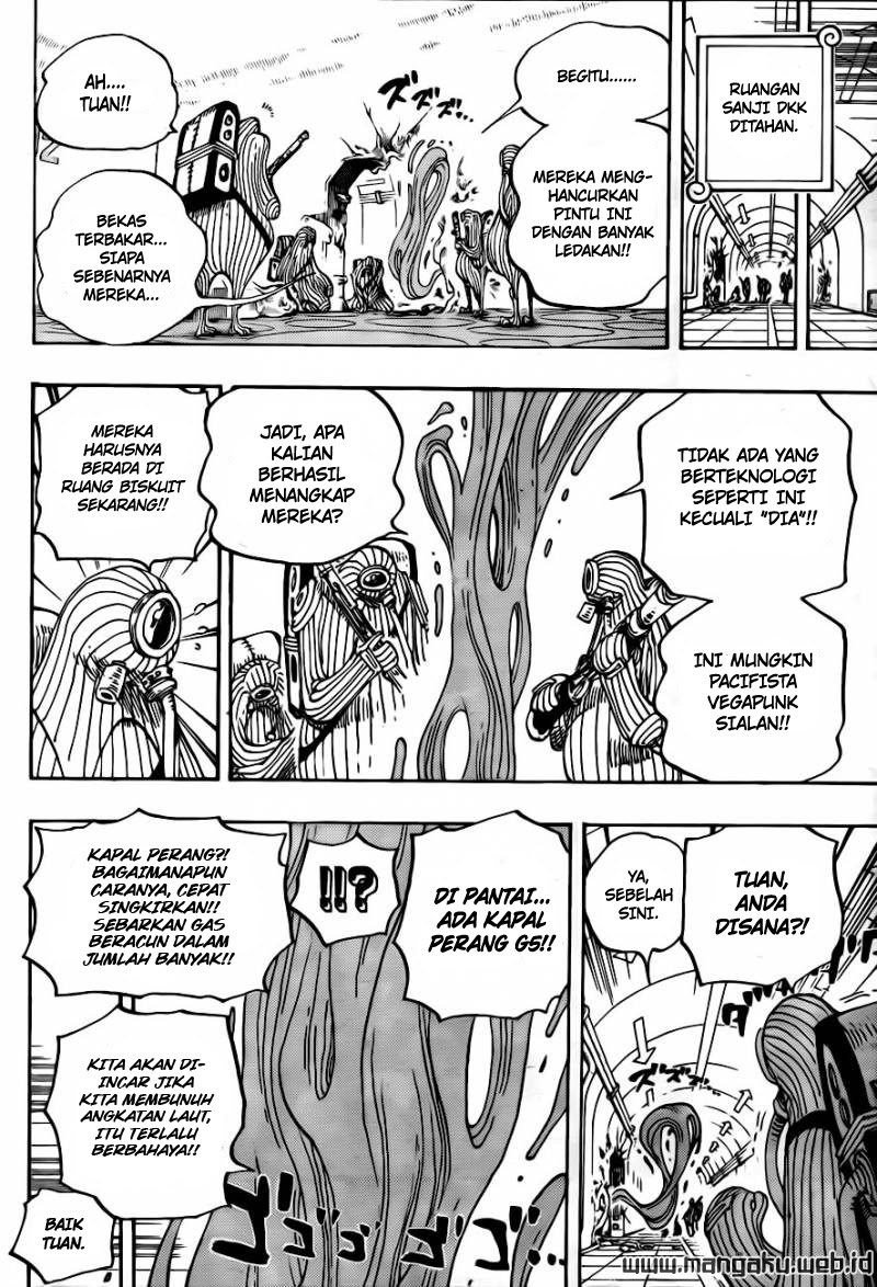 One Piece Chapter 658 – ruangan biskuit Image 12